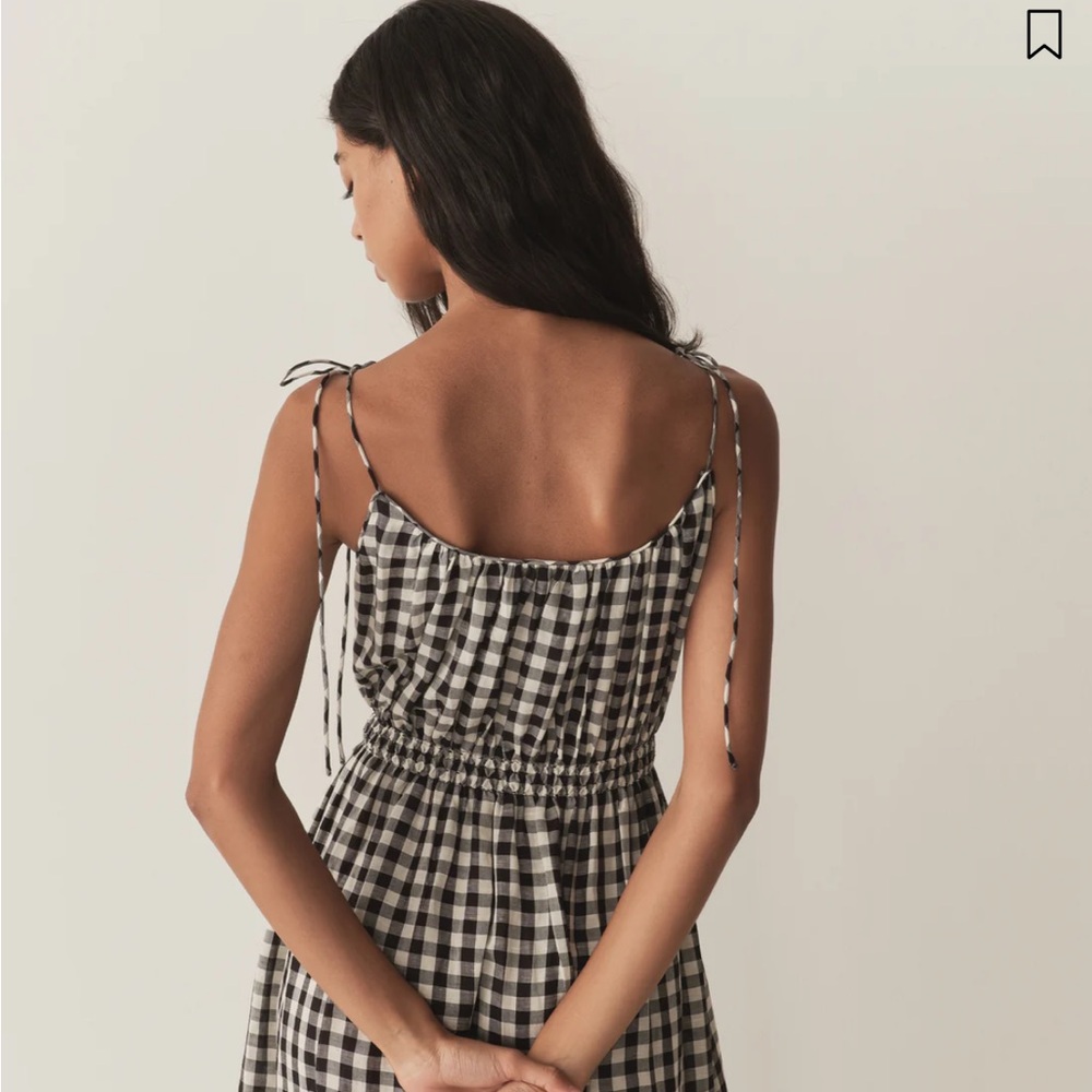 Doen Black and White Spaghetti Strap Sundress - Picture 3 of 4